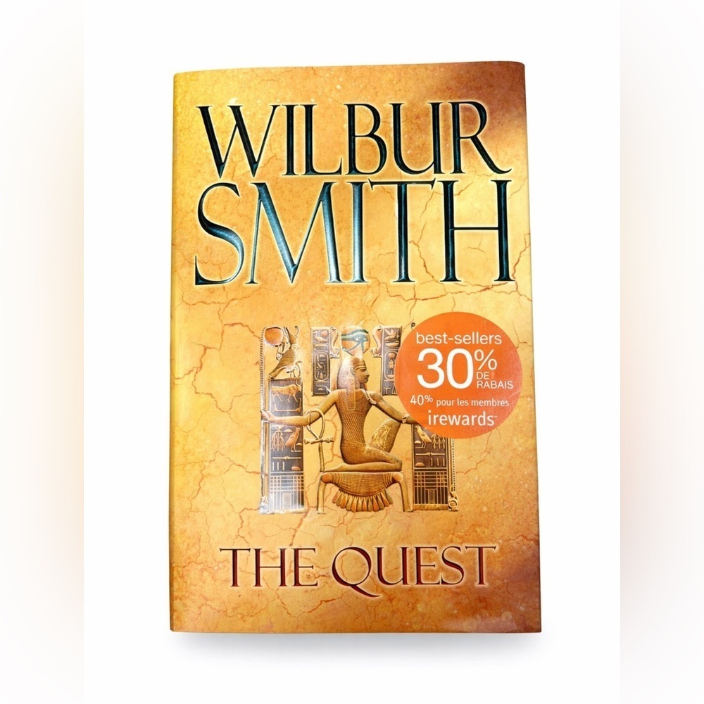 📚 Bundle 2/$25 Hardcover - Quest Wilbur Smith Ancient Egypt Adventure Novel